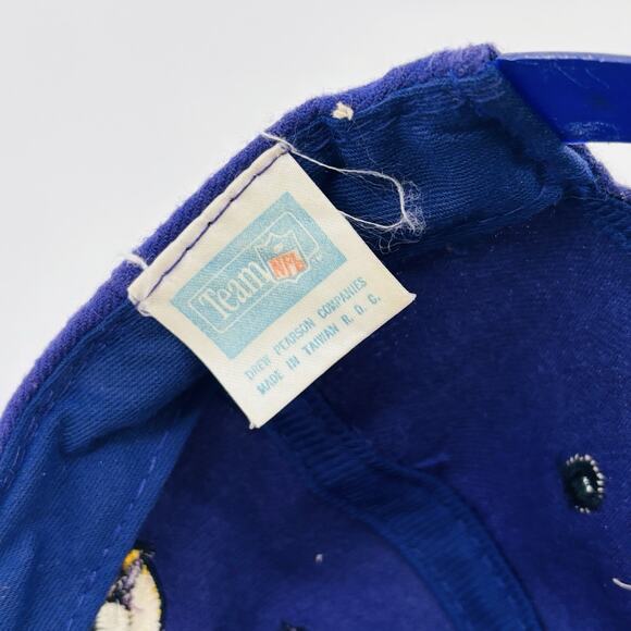 Vintage Minnesota Vikings Hat Cap SnapBack Blockhead 90’s NFL - Picture 6 of 6